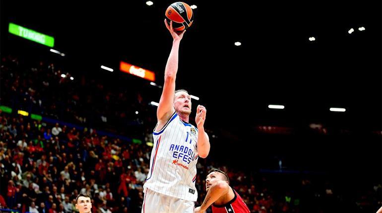 (ÖZET) Olimpia Milano - Anadolu Efes maç sonucu: 84-96 | İtalyada kayıp yok