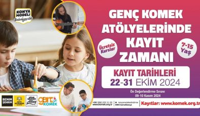 Genç KOMEK Atölyelerde Kayıt Heyecanı Başladı