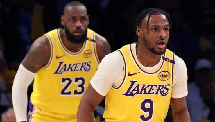 LeBron James ve oğlu Bronny NBA tarihine geçti!