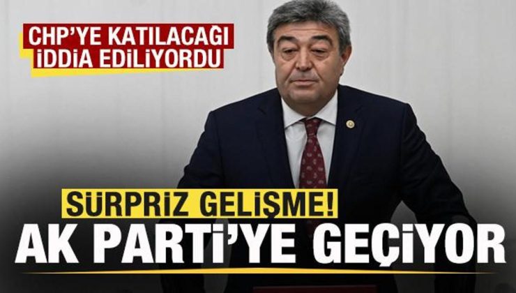 Son dakika: İYİ Parti’den istifa etti, AK Parti’ye geçiyor! Sürpriz gelişme!