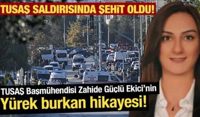 TUSAŞ saldırısında şehit olan Zahide Güçlü Ekici’nin yürek burkan hikayesi