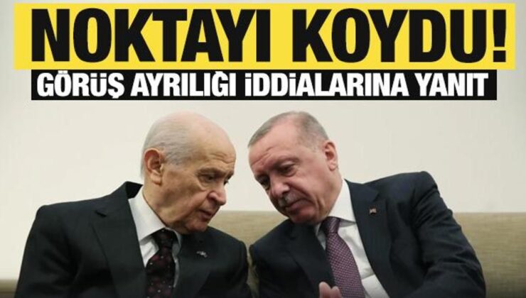 Bahçeli noktayı koydu! Erdoğan’la görüş ayrılığı iddialarına yanıt!