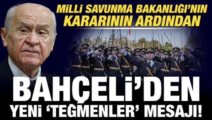 Bahçeli’den teğmenlerle ilgili son dakika açıklama!