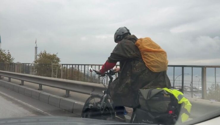 Berlin’den pedal çevirerek Bursa’ya geldi