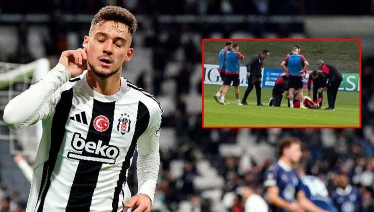 Beşiktaş'ta Muci şoku! Kendini yere bıraktı, devam edemedi