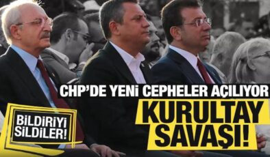 CHP’de olağanüstü kurultay savaşı! Kılıçdaroğlu’nu paylaştılar