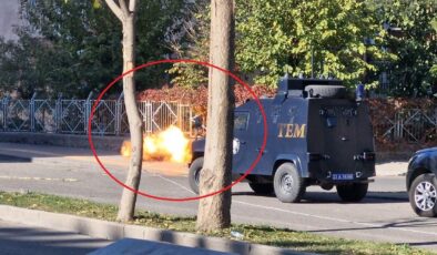 Diyarbakır’da bomba paniği: Fünye ile patlatıldı…