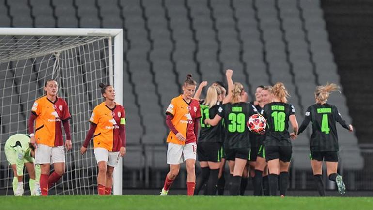 Galatasaray, Kadınlar Şampiyonlar Liginde ağır yaralı (ÖZET) Galatasaray-Wolfsburg maç sonucu: 0-5