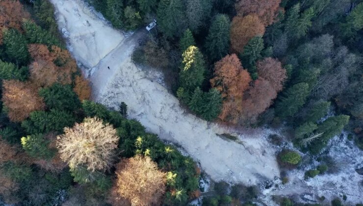 Giresun’un Dereli İlçesinde Güz Renkleri Büyülüyor