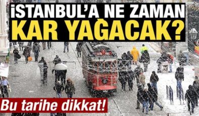 Hafta sonuna dikkat! İstanbul’a kar yağabilir