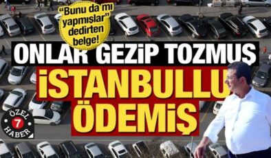 İBB’de kiralık araç çarçuru belgelendi: Onlar gezip tozmuş İstanbullu ödemiş!