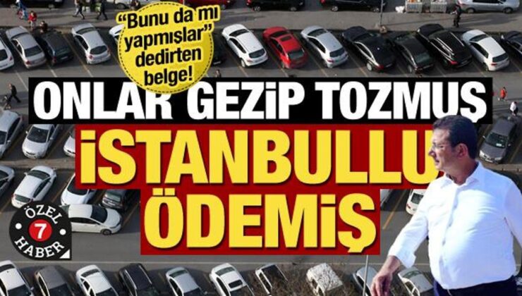 İBB’de kiralık araç çarçuru belgelendi: Onlar gezip tozmuş İstanbullu ödemiş!