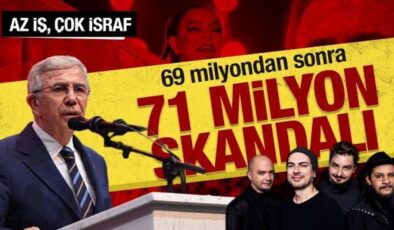 Mansur Yavaş’tan yeni skandal! Bir konsere 71 milyon 520 bin lira ödeme yapmış