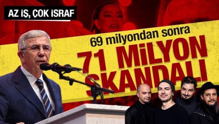 Mansur Yavaş’tan yeni skandal! Bir konsere 71 milyon 520 bin lira ödeme yapmış