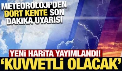 Meteoroloji’den dört kente sarı kod! Kuvvetli kar yağışı uyarısı