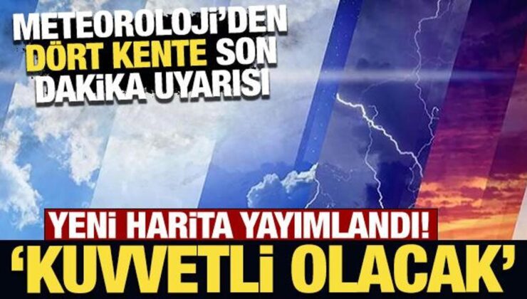 Meteoroloji’den dört kente sarı kod! Kuvvetli kar yağışı uyarısı