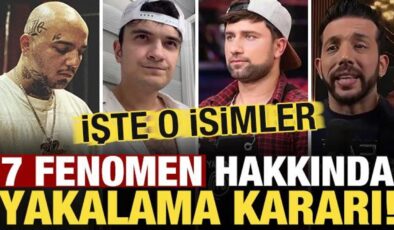 Son dakika: Yasa dışı bahis soruşturmasında 7 fenomen hakkında yakalama kararı!