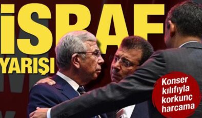 Yavaş ve İmamoğlu arasında konser israfı yarışı: ABB 69 milyon, İBB 605 milyon!