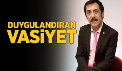 Ankaralı Turgut’un vasiyeti nedir?