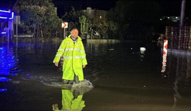 Bodrum’da sel baskını; 11’den fazla evi su bastı