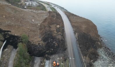 Heyelanın vurduğu Karadeniz Sahil Yolu’nda dikkat çeken rapor: 100 bin ton toprak akmış! ‘Doğu Karadeniz’i iyi günler beklemiyor’