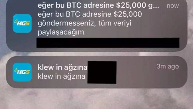 HGS’nin mobil uygulaması hacklendi! Kullanıcılara küfürlü mesajlar gidiyor