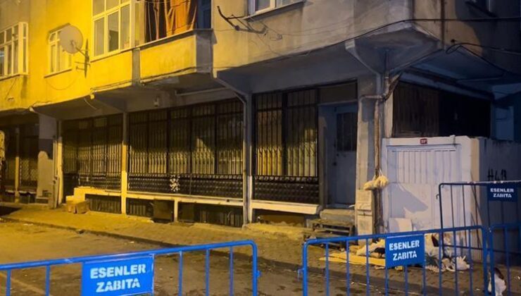 İstanbul’da kolonları çatlayan 6 katlı bina tahliye edildi