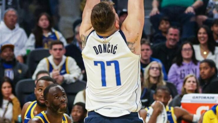 NBA'de rekor kırıldı! 3'lük partisinde kazanan Doncic'li Dallas Mavericks oldu