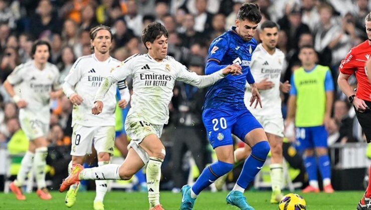 Real Madrid – Getafe maç sonucu: 2-0 | Arda Güler ile 45 dakika