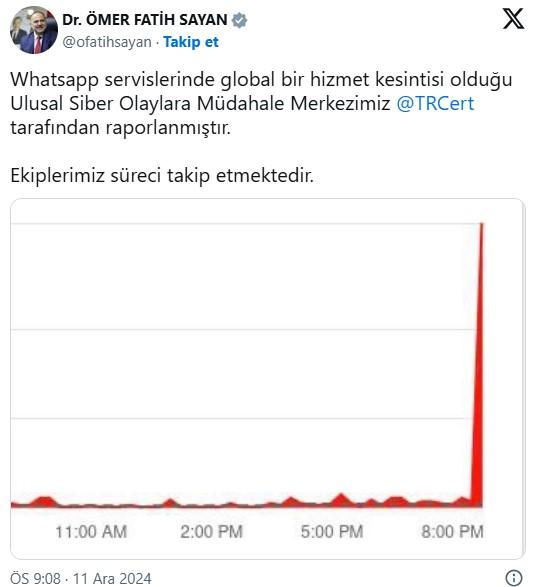 Sosyal medya platformları WhatsApp, Facebook ve Instagram çöktü